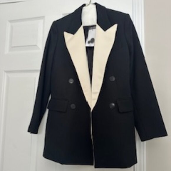 MNG Mango Tuxedo Jacket - New with Tags - Picture 1 of 3